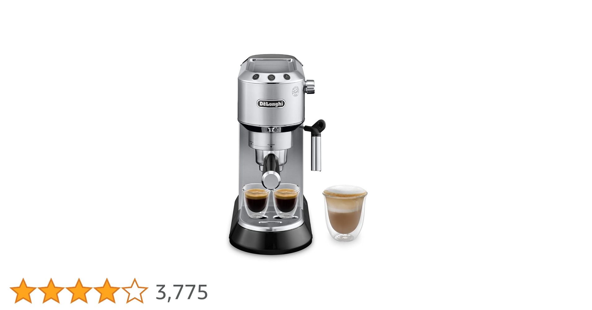 【美品】DeLonghi ディディカ EC680 エスプレッソマシン Amazon | EC680 Dedica エスプレッソマシーン DeLonghi社【並行輸入